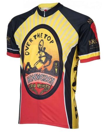 World Jerseys Men's Moab Brewery Over the Top Cycling Jersey Wjott - S