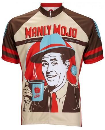 World Jerseys Men's Manly Mojo Cycling Jersey Wjmojo - S