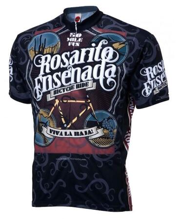 World Jerseys Men's Rosarito Viva La Baja Cycling Jersey Wjrvlb - XL