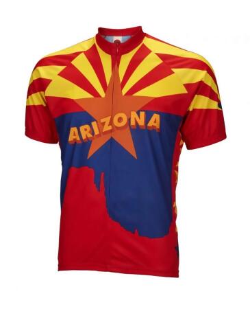 World Jerseys Men's Arizona Cycling Jersey Wjaz - L