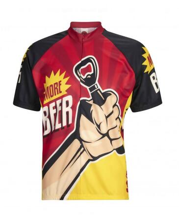 World Jerseys Men's More Beer Cycling Jersey Wjmoreb - S