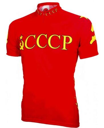World Jerseys Men's Soviet Union Olympic Cycling Jersey Wjcccp - L
