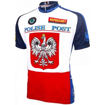 World Jerseys Men's Polish Postal Cycling Jersey Wjppj - XXL