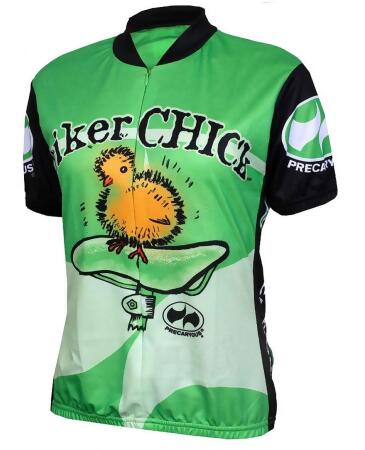 World Jerseys Women's Biker Chick Cycling Jersey Wjbc - L