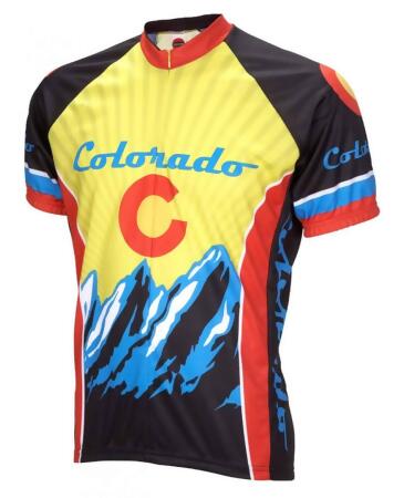 World Jerseys Men's Colorado Cycling Jersey Wjco - XL