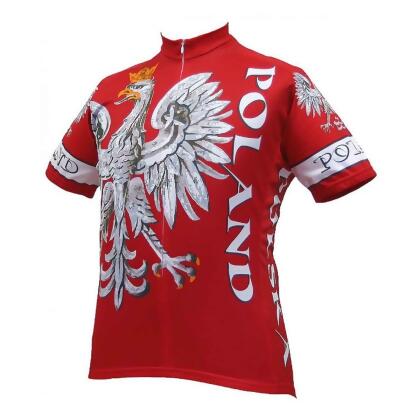 World Jerseys Men's Poland Cycling Jersey Wjpoland - XL