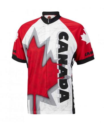 World Jerseys Men's Canada Cycling Jersey Wjcanada - L