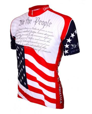 World Jerseys Women's Us Constitution Cycling Jersey Wjuscw - S