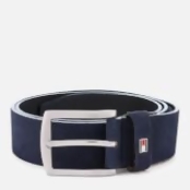 Tommy Hilfiger Men's Denton Nubuck Belt - Navy - W34 - Blue Tommy Hilfiger Men's Denton Nubuck Belt - Navy - W34 - Blue