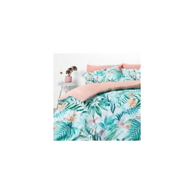 In Homeware Duvet Set Tropical Palm King Green From The Hut