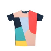 Patchwork Milano Jersey Dress Patchwork Milano Jersey Dress