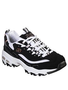 skechers black rose gold