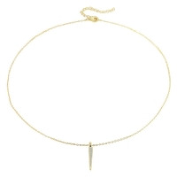 HEIDI - Pave Stick Necklace