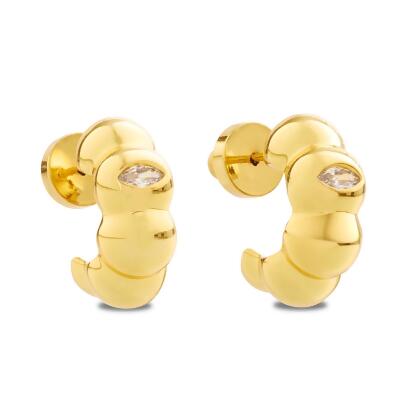 RYLIE – Bubble Half Hoop Earrings
