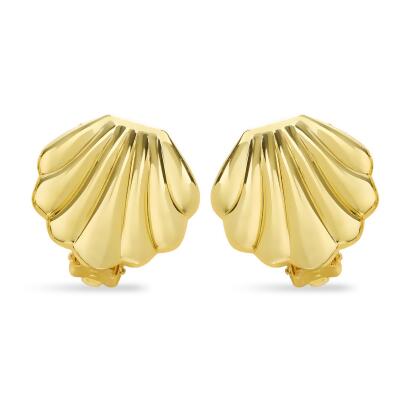 ARIEL – Shell Clip-on Earrings