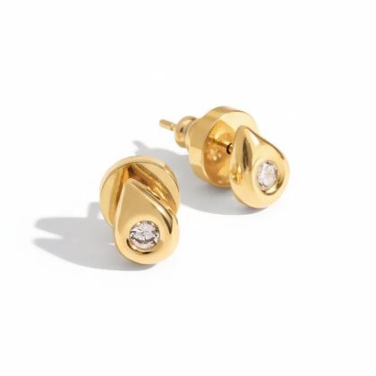 LILA - Organic Tear Studs