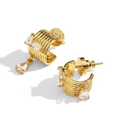 SLOANE - Vintage Charm Dangle Post Earrings