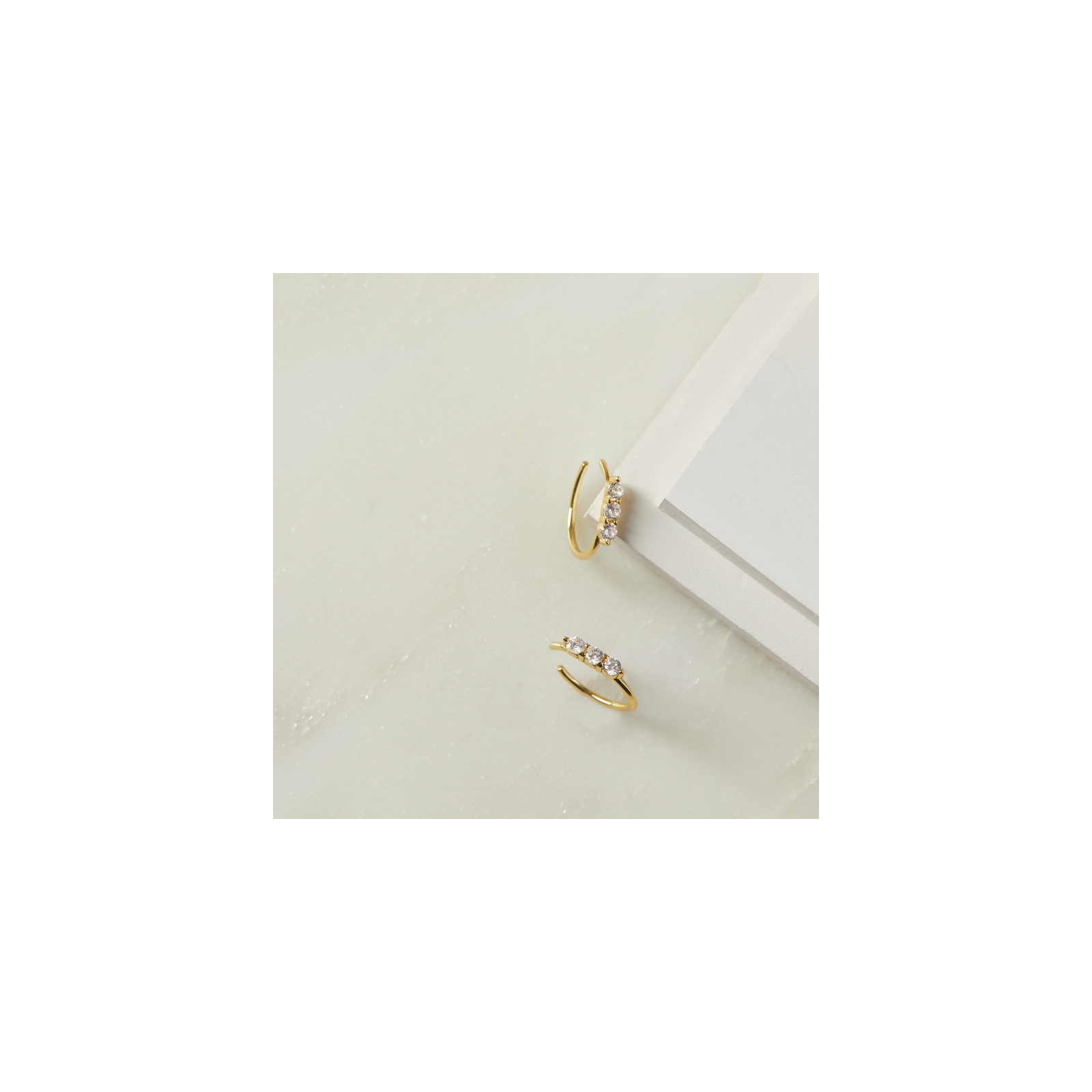 ZARA - 3 Stone Ear Cuff