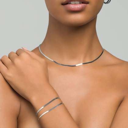 MAYA - Thin Herringbone Chain (SPECIAL)