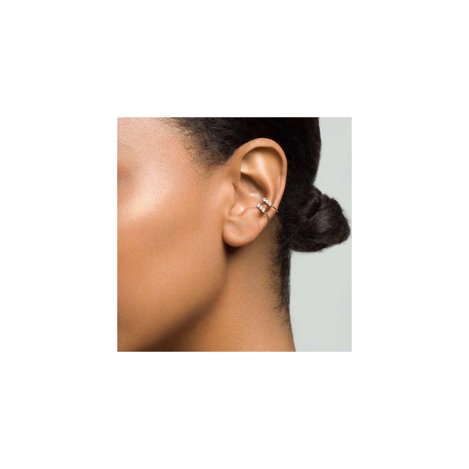ZARA - 3 Stone Ear Cuff
