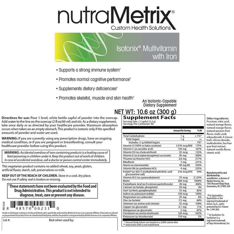 nutraMetrix Isotonix® Daily Essentials Kit - With Iron