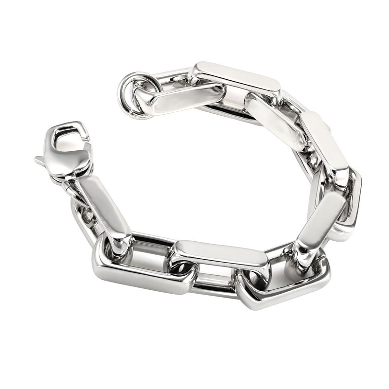 ENZO - Cable Link Bracelet | Layered Jewelry