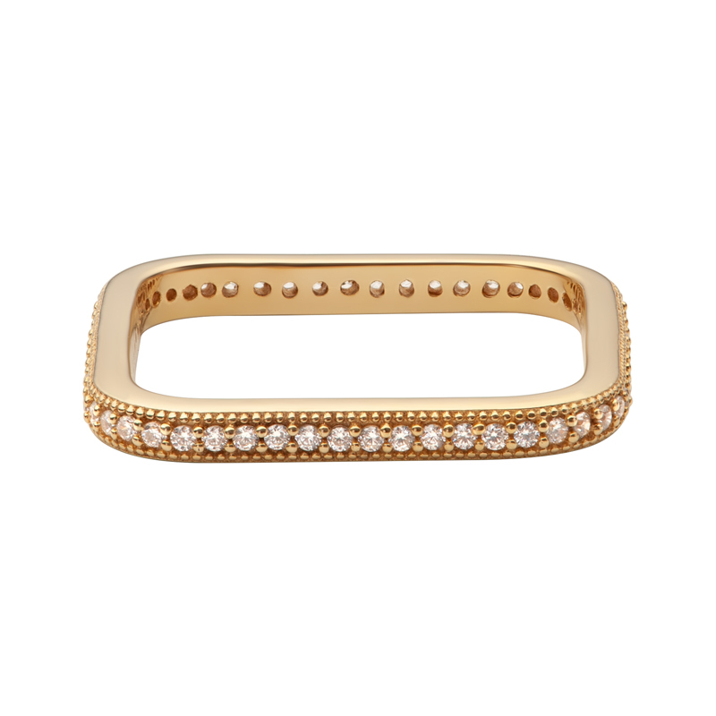 HARLOW – Pave Square Ring