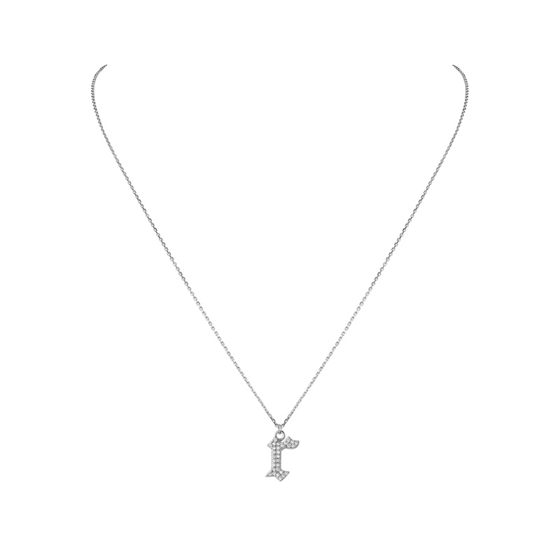 INITIAL – Gothic Letter Necklace
