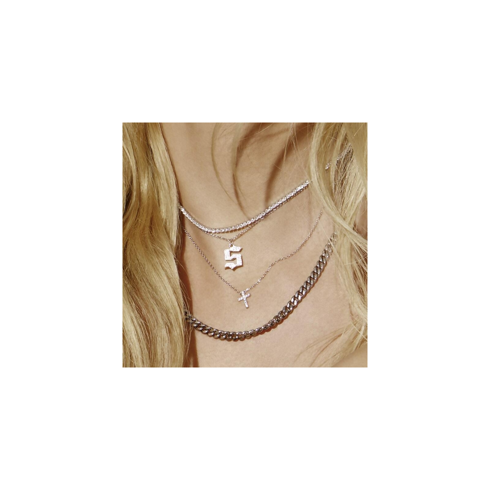 INITIAL – Gothic Letter Necklace