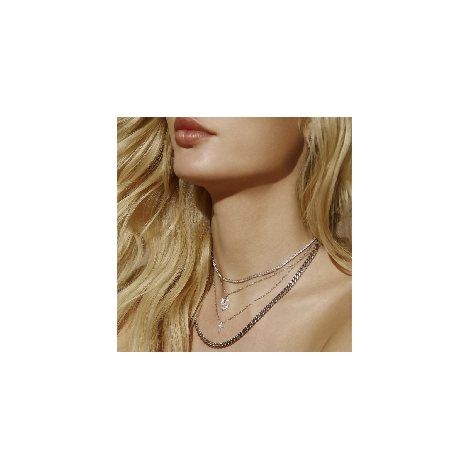 INITIAL – Gothic Letter Necklace
