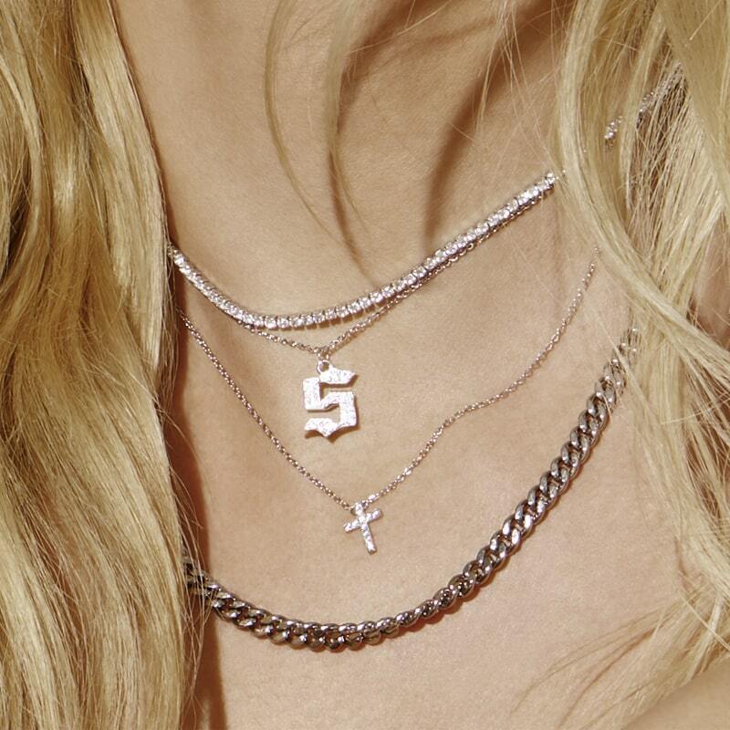 INITIAL – Gothic Letter Necklace
