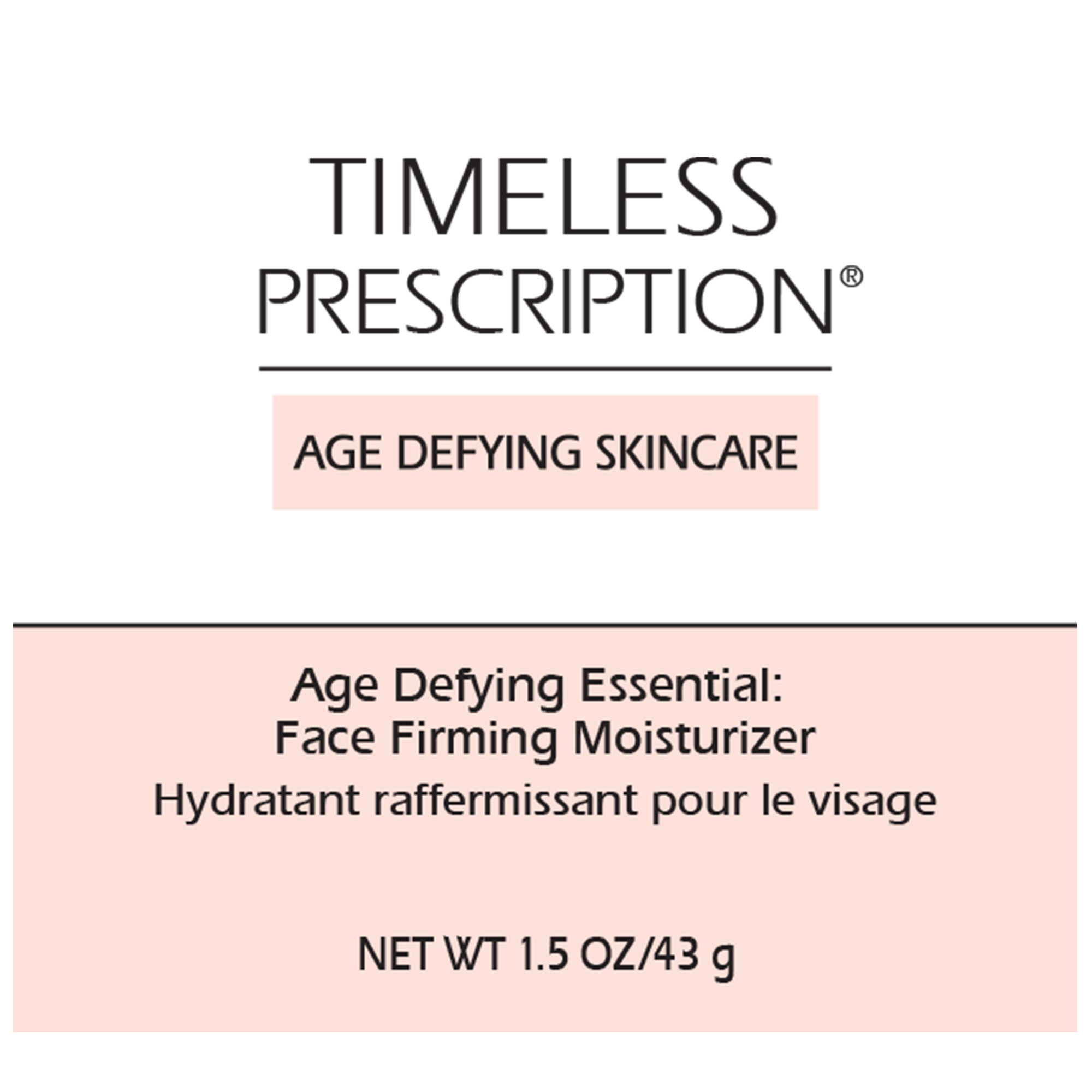 Timeless Prescription® Face Firming Moisturizer