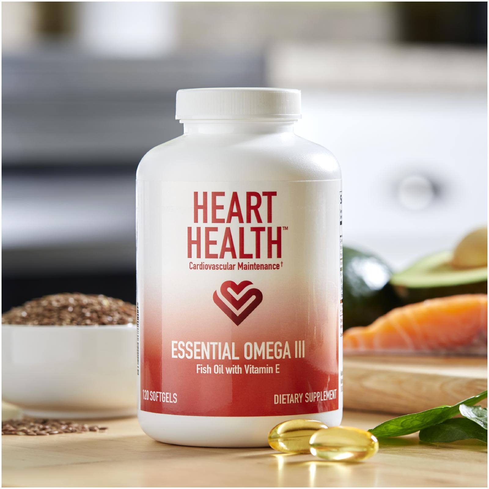 nutraMetrix® Heart Health™ Essential Omega III Fish Oil with Vitamin E