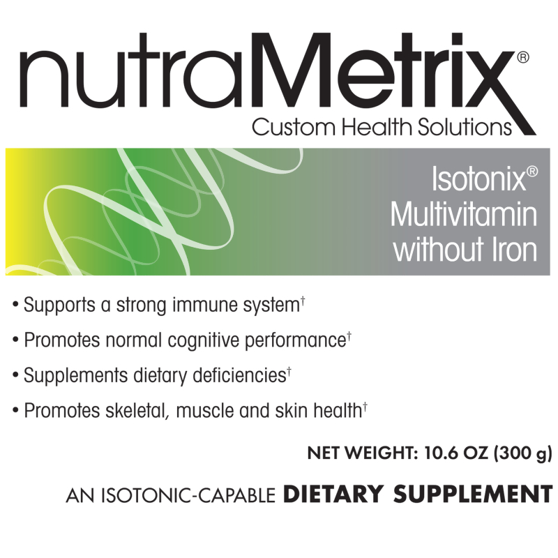 nutraMetrix Isotonix® Multivitamin without Iron