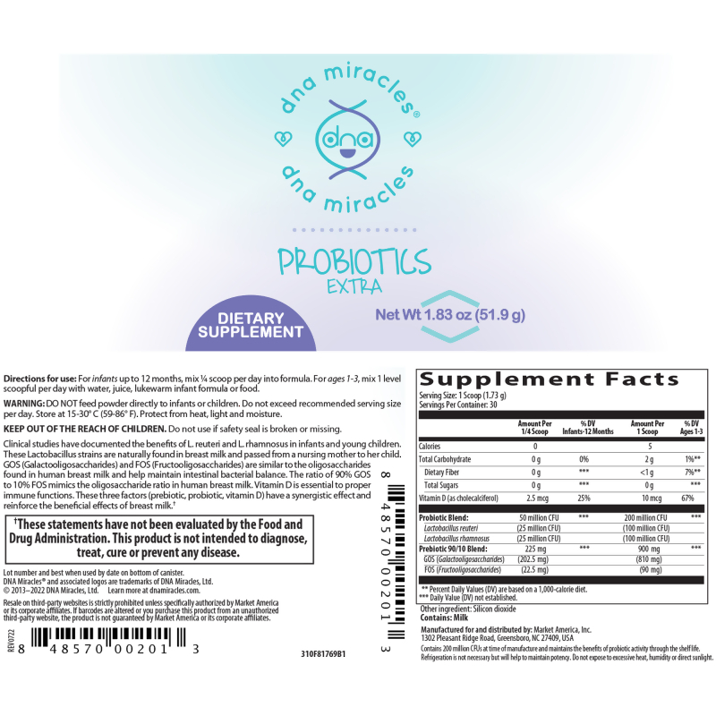 nutraMetrix DNA Miracles® Probiotics Extra