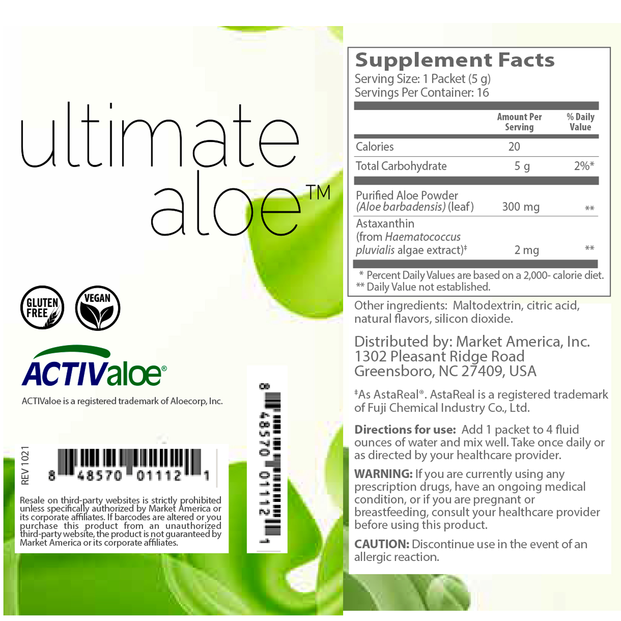 Ultimate Aloe™ with AstaReal® Astaxanthin