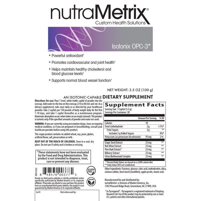 nutraMetrix Isotonix OPC-3®