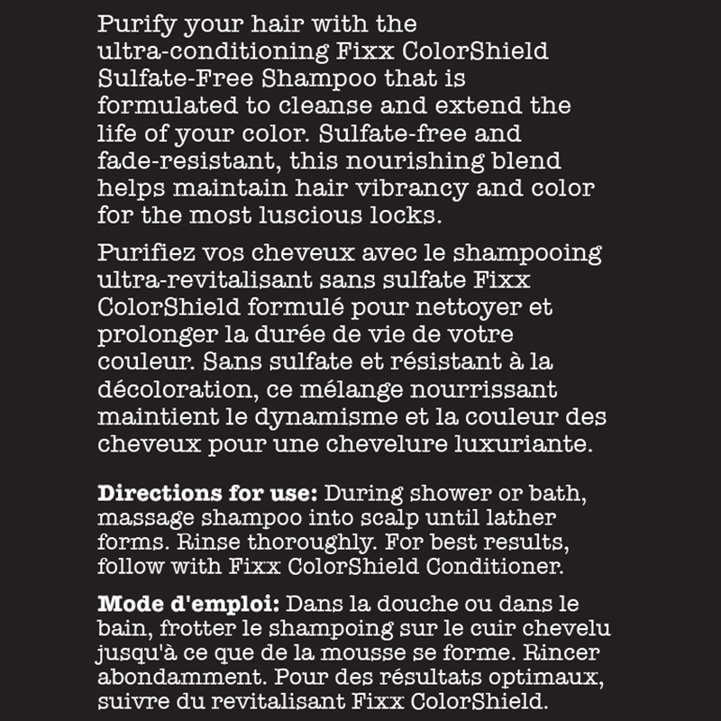 Fixx™ ColorShield Sulfate-Free Shampoo
