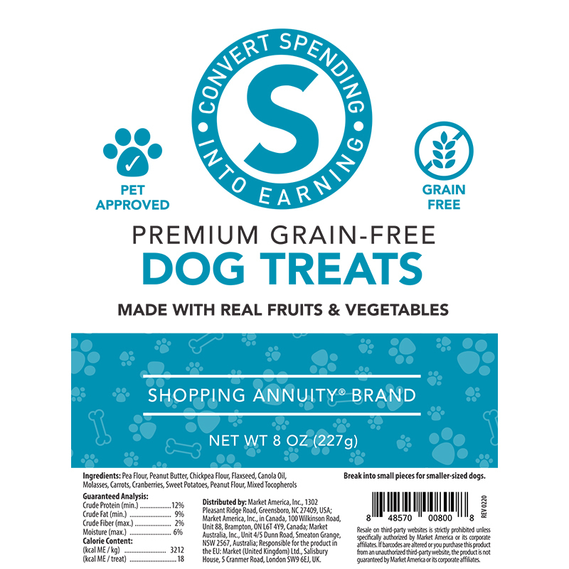Shopping Annuity Brand Premium Grain-Free Dog Treats