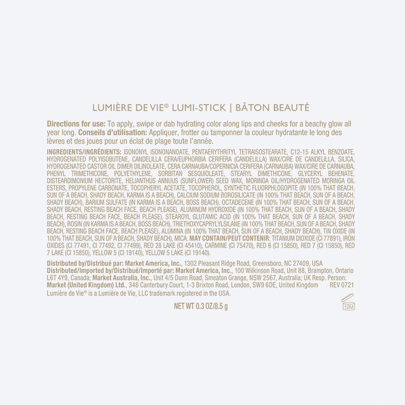 nutraMetrix Lumière de Vie&reg; Lumi-Stick