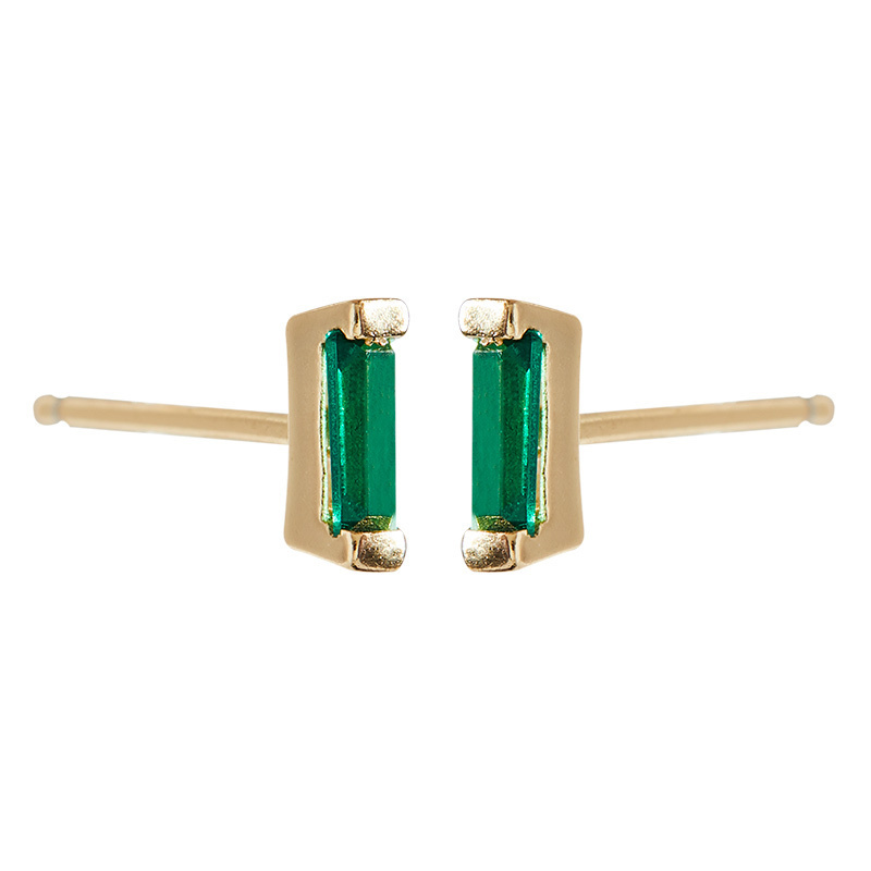 Isabella - Baguette Mini Studs