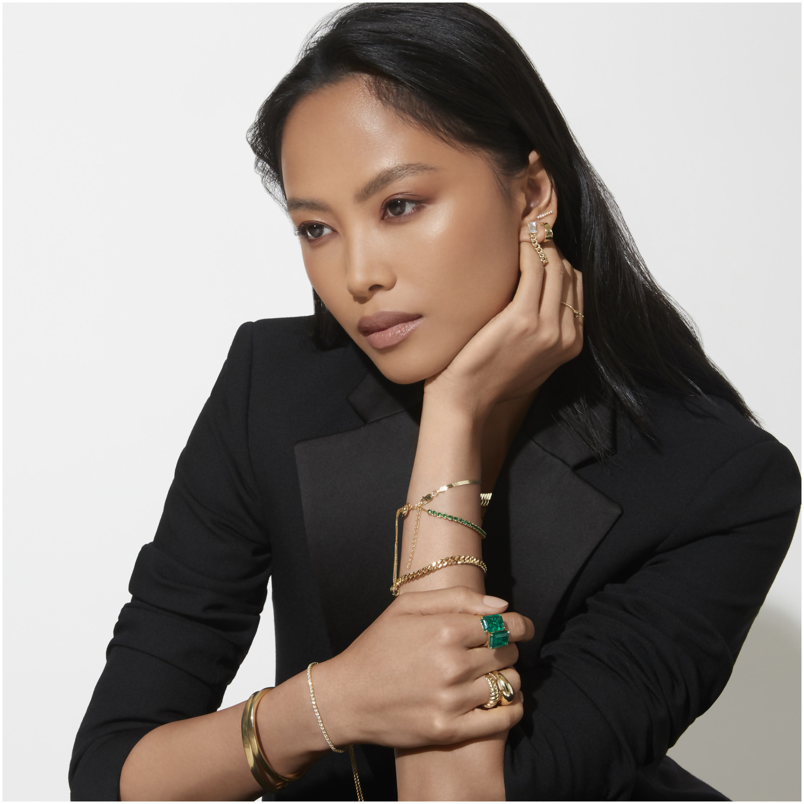 CHARLIE – Extended Curb Chain Bracelet