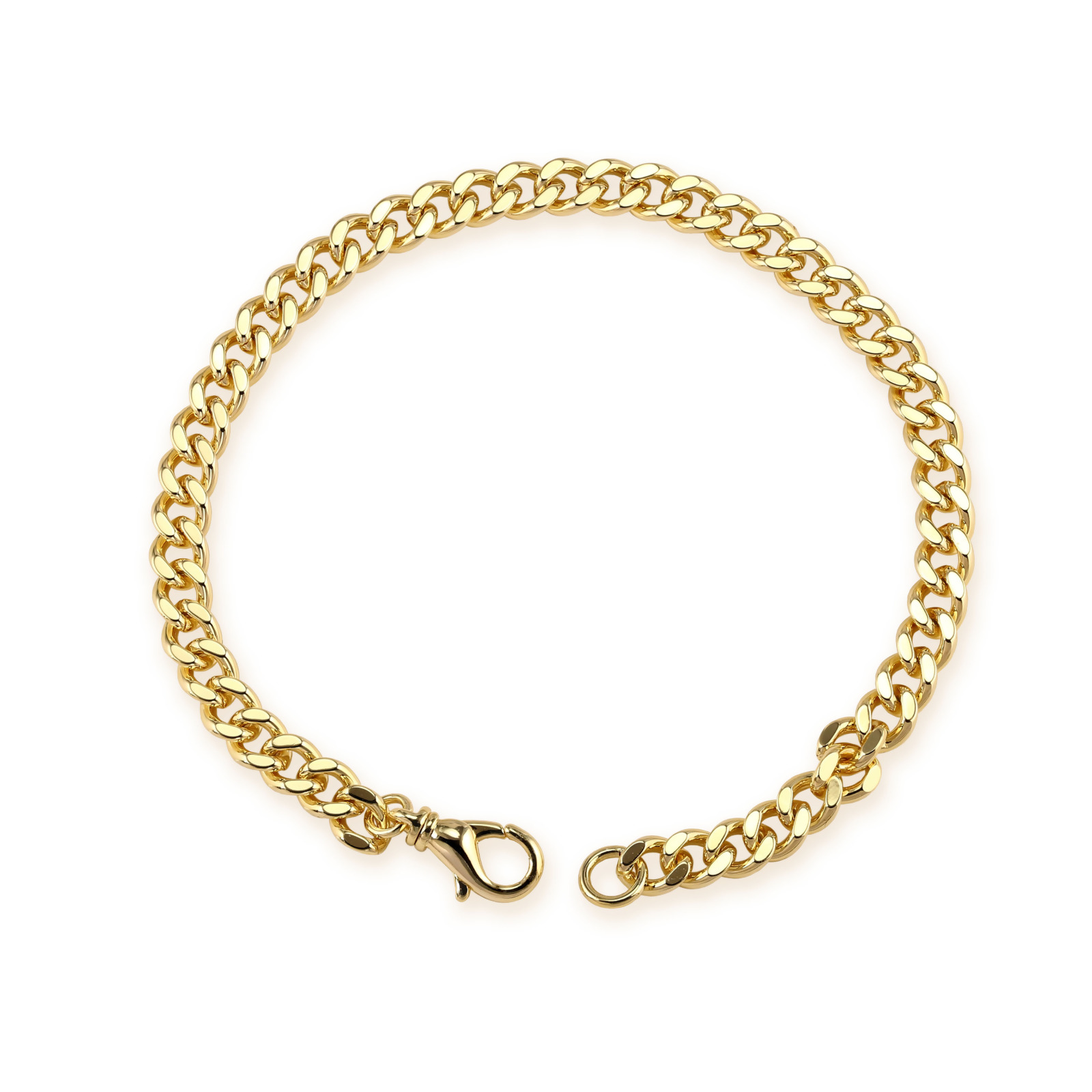 CHARLIE – Extended Curb Chain Bracelet
