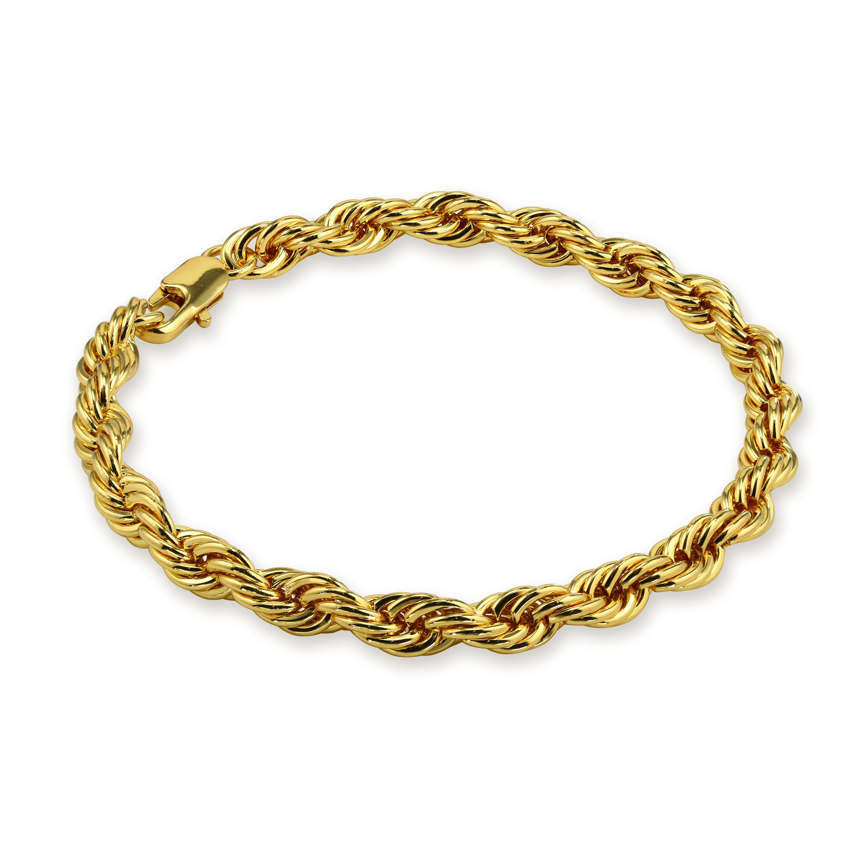 LEON Extended 6 mm Rope Chain Bracelet Layered Jewelry