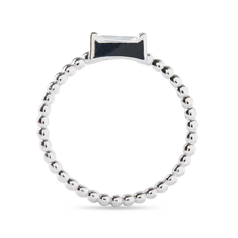 Adrienne - Spiraled Baguette Ring