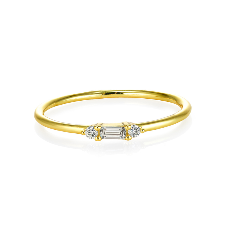 BELLA - Dainty Baguette Ring (FINAL SALE)