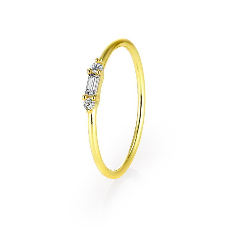 BELLA - Dainty Baguette Ring (FINAL SALE)