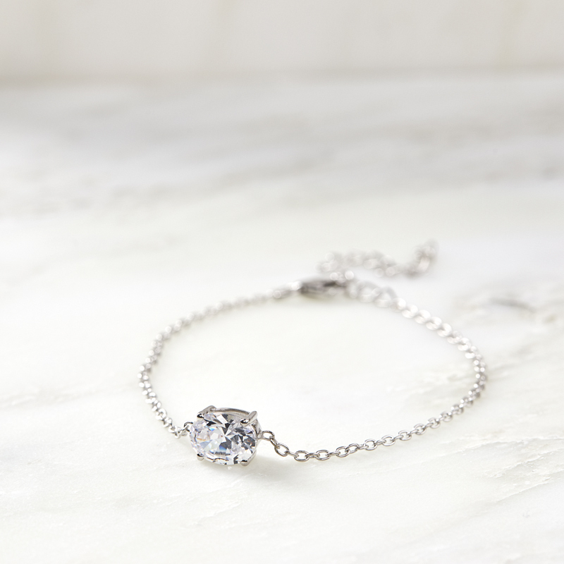 SABRINA - Floating Oval Cut Bracelet (FINAL SALE)