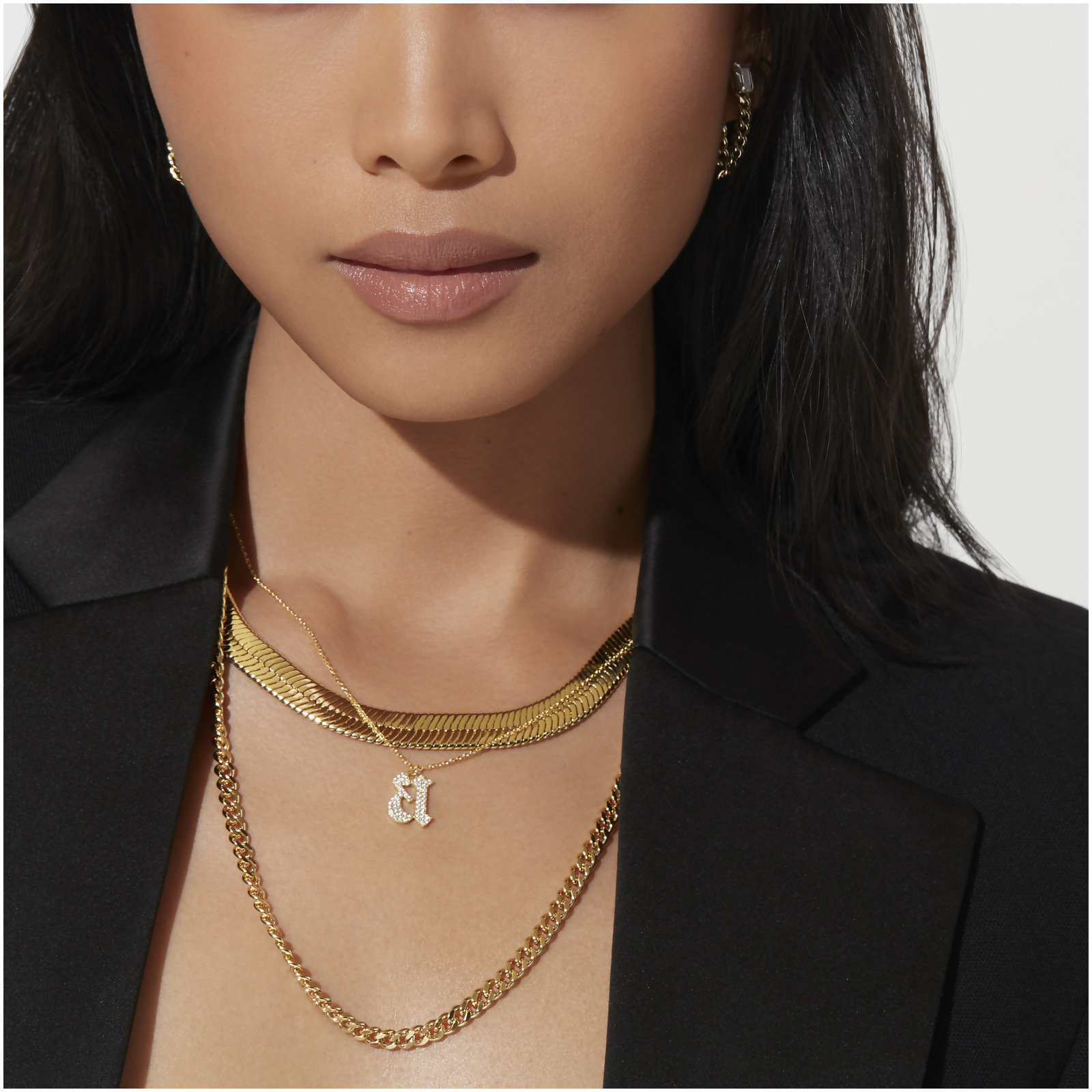CHARLIE - Extended Curb Chain Necklace