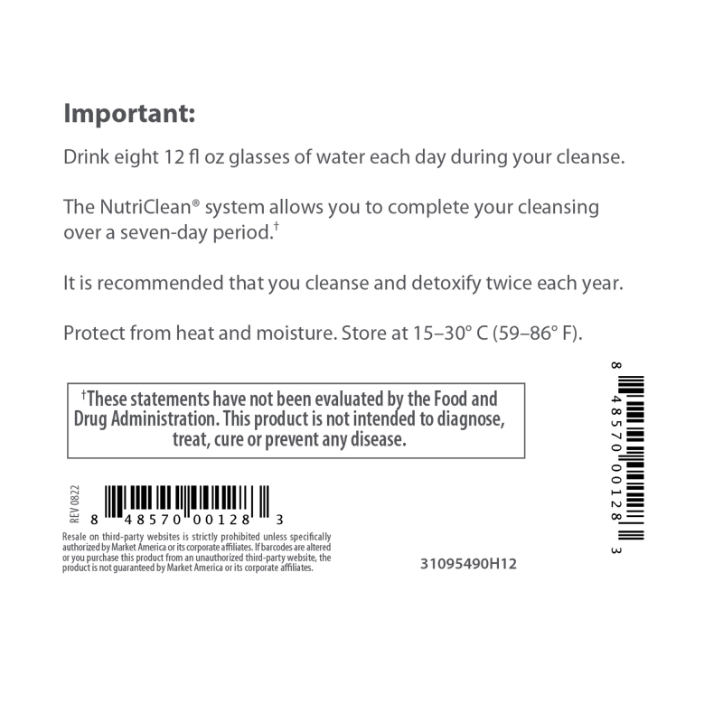 nutraMetrix NutriClean&reg; 7-Day Cleansing System with Stevia